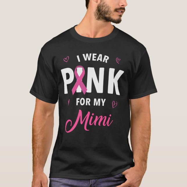 Camiseta Uso Rosa Para Mi Conciencia Sobre El Cáncer De Mam (Anverso)