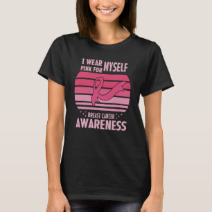 Camiseta Uso Rosa Para Mi Conciencia Sobre El Cáncer De Mam