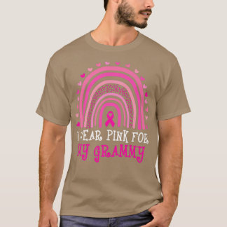 Camiseta Uso Rosa Para Mi Grammy Cáncer De Mama Pink Heart
