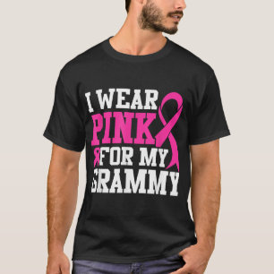 Camiseta Uso Rosa Para Mi Grammy Sensibilización Sobre El C