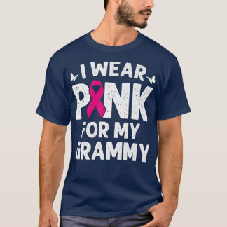 Camiseta Uso Rosa Para Mi Grammy Sensibilización Sobre El C