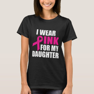 Camiseta Uso Rosa Para Mi Hija Cáncer De Mama