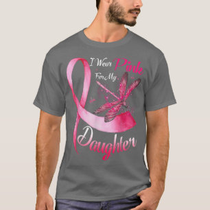 Camiseta Uso Rosa Para Mi Hija Dragonfly Cance De Mama