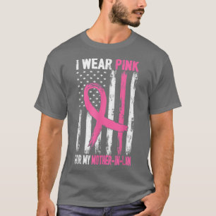 Camiseta Uso Rosa Para Mi Madre En La Ley, El Cáncer De Mam