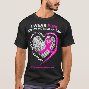 Camiseta Uso Rosa Para Mi Madre En La Ley, El Cáncer De Mam