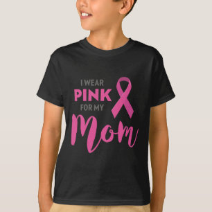 Camiseta Uso Rosa Para Mi Mamá Concienciación Sobre El Cánc