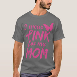 Camiseta Uso Rosa Para Mi Mamá Concienciación Sobre El Cánc