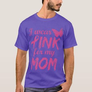 Camiseta Uso Rosa Para Mi Mamá Concienciación Sobre El Cánc