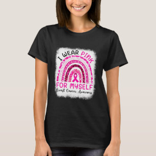 Camiseta Uso Rosa Para Mí Mismo Consciente Del Cáncer De Ma