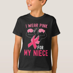 Camiseta Uso Rosa Para Mi Niña - Apoyo El Cáncer De Mama W