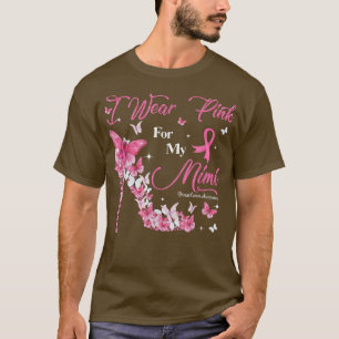 Camiseta Uso Rosa Para Mi Pechuga De Mariposa De Talón Alto