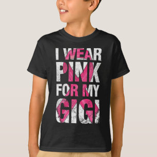 Camiseta Uso Rosa Para Mi Rib De Sobreviviente De Cáncer De