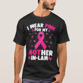 Camiseta Uso Rosa Para Mi Suegra Con Cáncer De Mama
