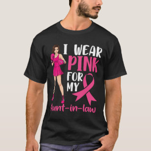 Camiseta Uso Rosa Para Mi Tía En La Ley, Cáncer De Mama