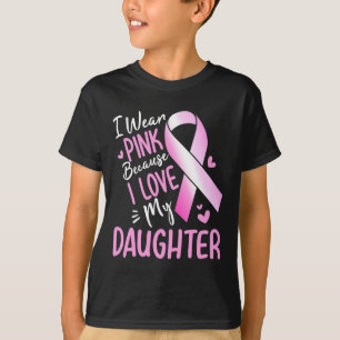 Camiseta Uso Rosa Por Conciencia del Cancer de Seno de Mi H