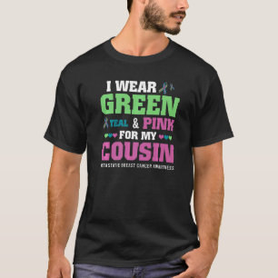 Camiseta Uso Rosa Verde azulado Verde Para Mi Primo Br Meta