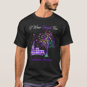 Camiseta Uso Sarcoidosis Morada Sensibilización Gnomes Árbo