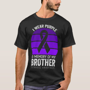 Camiseta Uso Sobredosis Morada Conciencia Cinta Morada