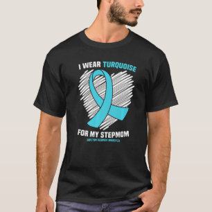 Camiseta Uso Turquesa Para La Recuperación De Adicción De M