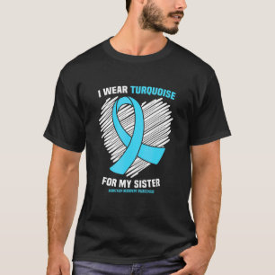 Camiseta Uso Turquesa Para Mi Hermana Addicción Recuperació