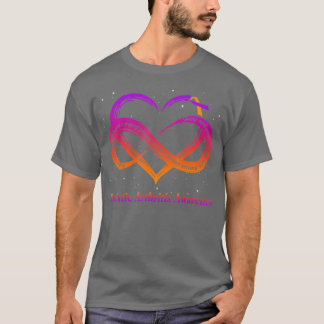 Camiseta Uso Un Naranja De Lavanda Para Artritis Psoriásica