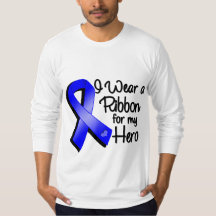 Uso una cinta azul para mi héroe