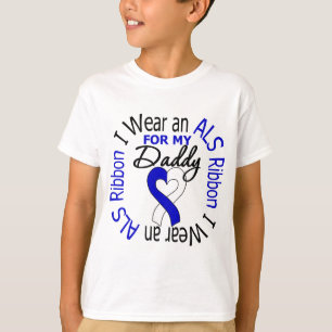 Camiseta Uso una cinta de ALS para mi papá