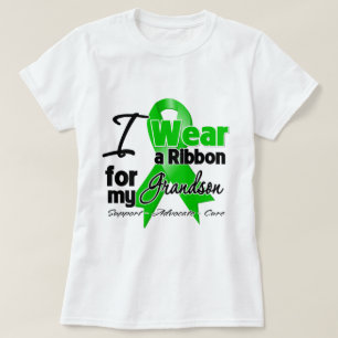 Camiseta Uso una cinta verde para mi abuela