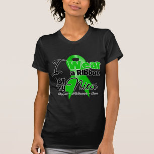 Camiseta Uso una cinta verde para mi sobrina