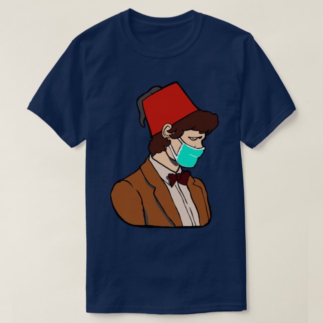 Camiseta Uso una máscara facial Ahora las máscaras faciales (Diseño del anverso)