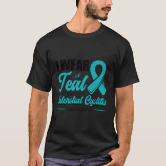 Camiseta Uso Verde azulado Para La Cístitis Intersticial Ci