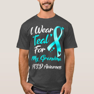 Camiseta Uso Verde azulado Para Mi Abuela Camisas De Concie