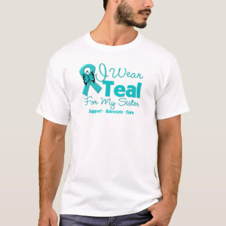 Camiseta Uso Verde azulado Para Mi Hermana