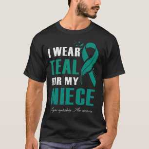 Camiseta Uso Verde azulado Para Mi Niña Agorafobia Concienc