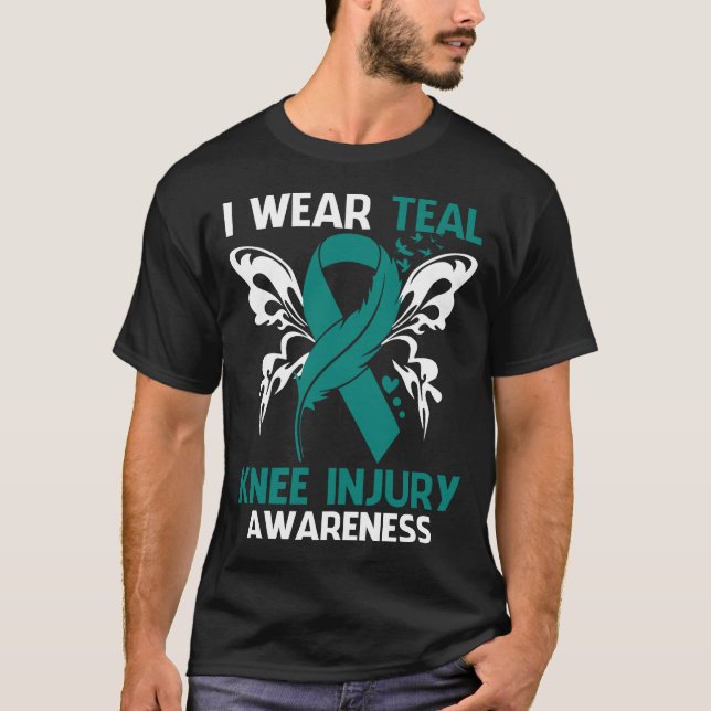 Camiseta Uso Verde azulado Por Conciencia Sobre Las LESIONE (Anverso)