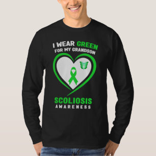 Camiseta Uso Verde Para Concienciar Sobre La Escoliosis De 