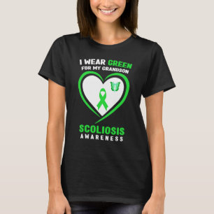 Camiseta Uso Verde Para Concienciar Sobre La Escoliosis De 