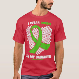 Camiseta Uso Verde Para La Conciencia De Mi Hija Scoliosis
