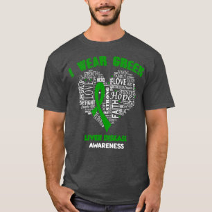Camiseta Uso Verde Para La Concienciación Sobre Enfermedade