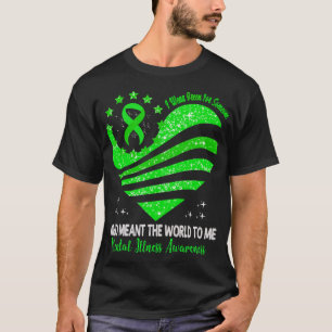 Camiseta Uso Verde Para La Enfermedad Mental Conciencia Cor