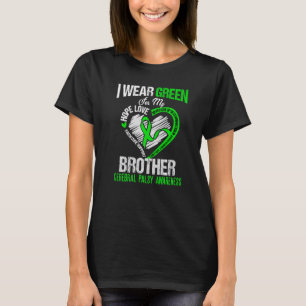 Camiseta Uso verde para mi hermano parálisis cerebral verde