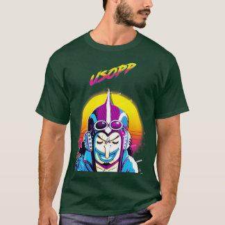 Camiseta Usopp TShirtONE PIECE Usopp TShirtby 80sRetro