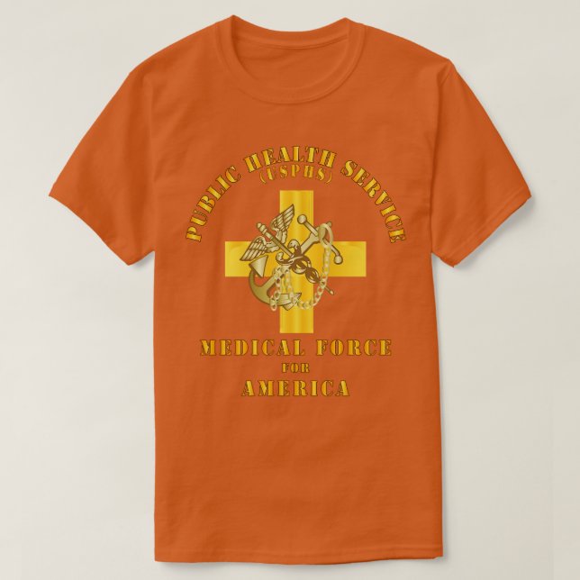 Camiseta USPHS Servicio de Salud Pública Medicina para Esta (Diseño del anverso)