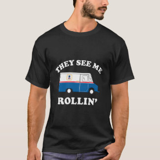 Camiseta Usps Me Ven Rollin'