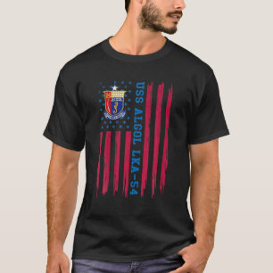 Camiseta USS Algol LKA 54 Veteranos De Barco De Cargo Anfib