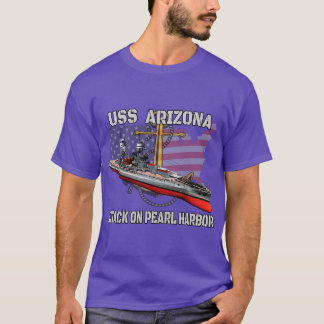 Camiseta USS Arizona Battleship Veterans Day Warship F