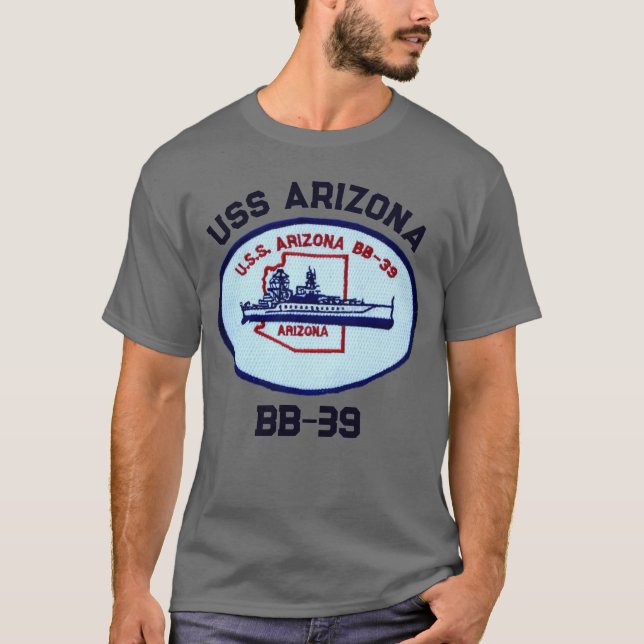Camiseta USS Arizona (BB-39)  (Anverso)