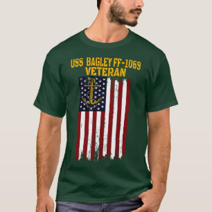 Camiseta USS Bagley FF1069 Frigate Veterans Day Fathers Day