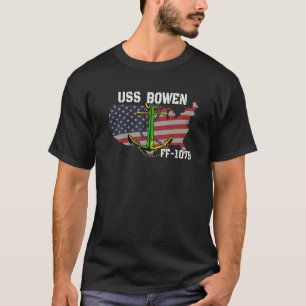Camiseta USS Bowen FF 1079 Frigate Veteran Day Son Padre G