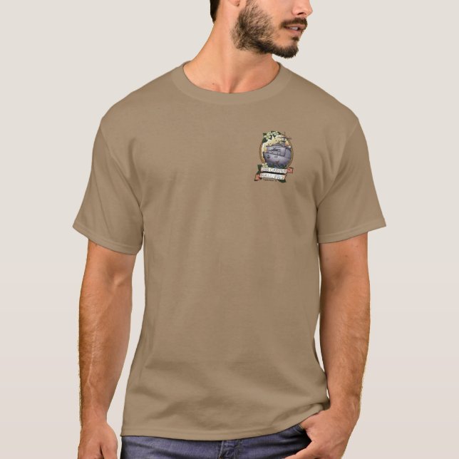 Camiseta USS Carter Hall FRG Camisas delanteras/traseras ma (Anverso)